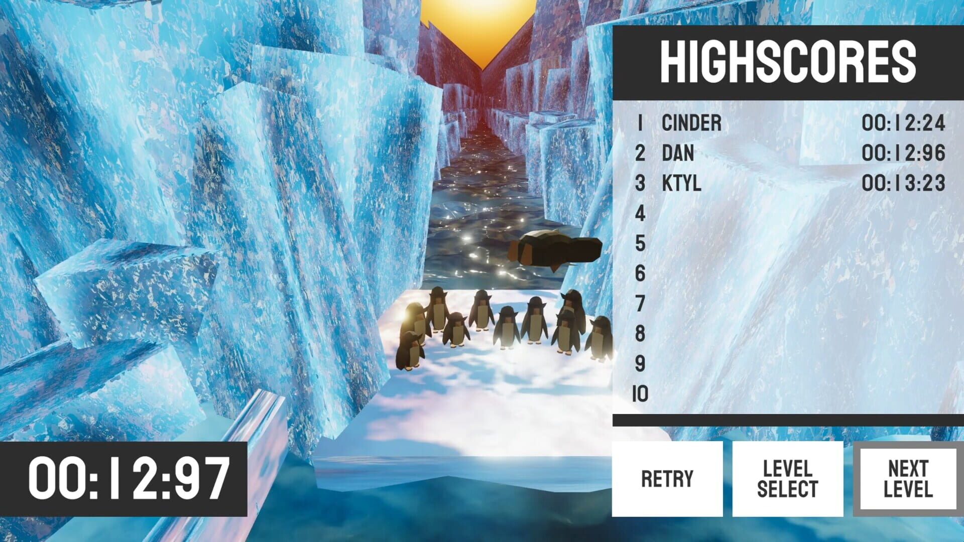 Ecollapse 2030: the world is ending and also you are a penguin - Screenshot