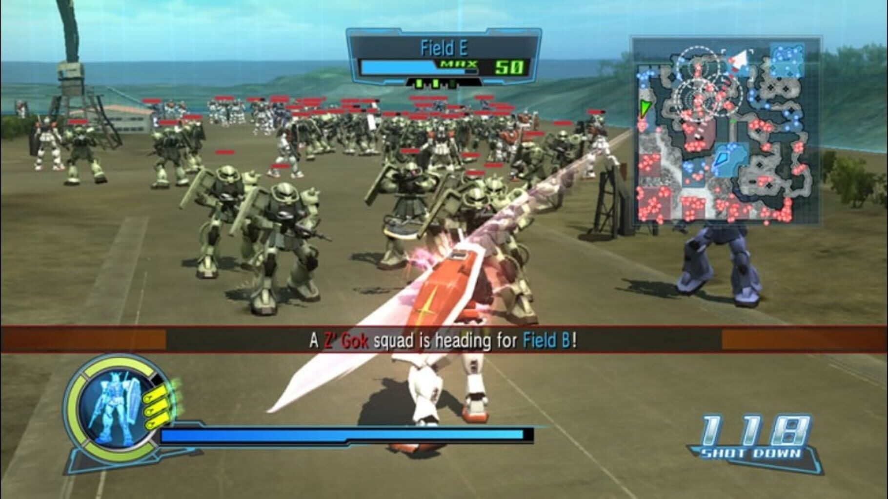 Captura de pantalla - Dynasty Warriors: Gundam