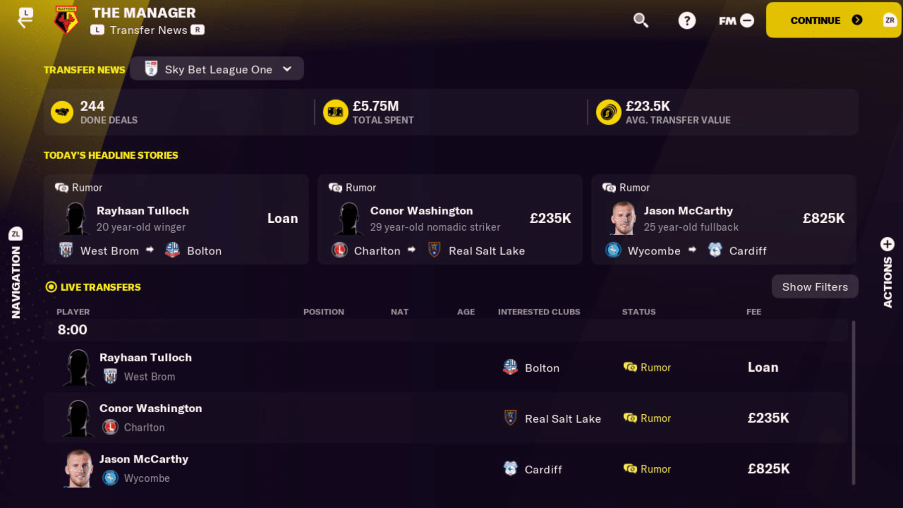 Football Manager 2022 Touch screenshot