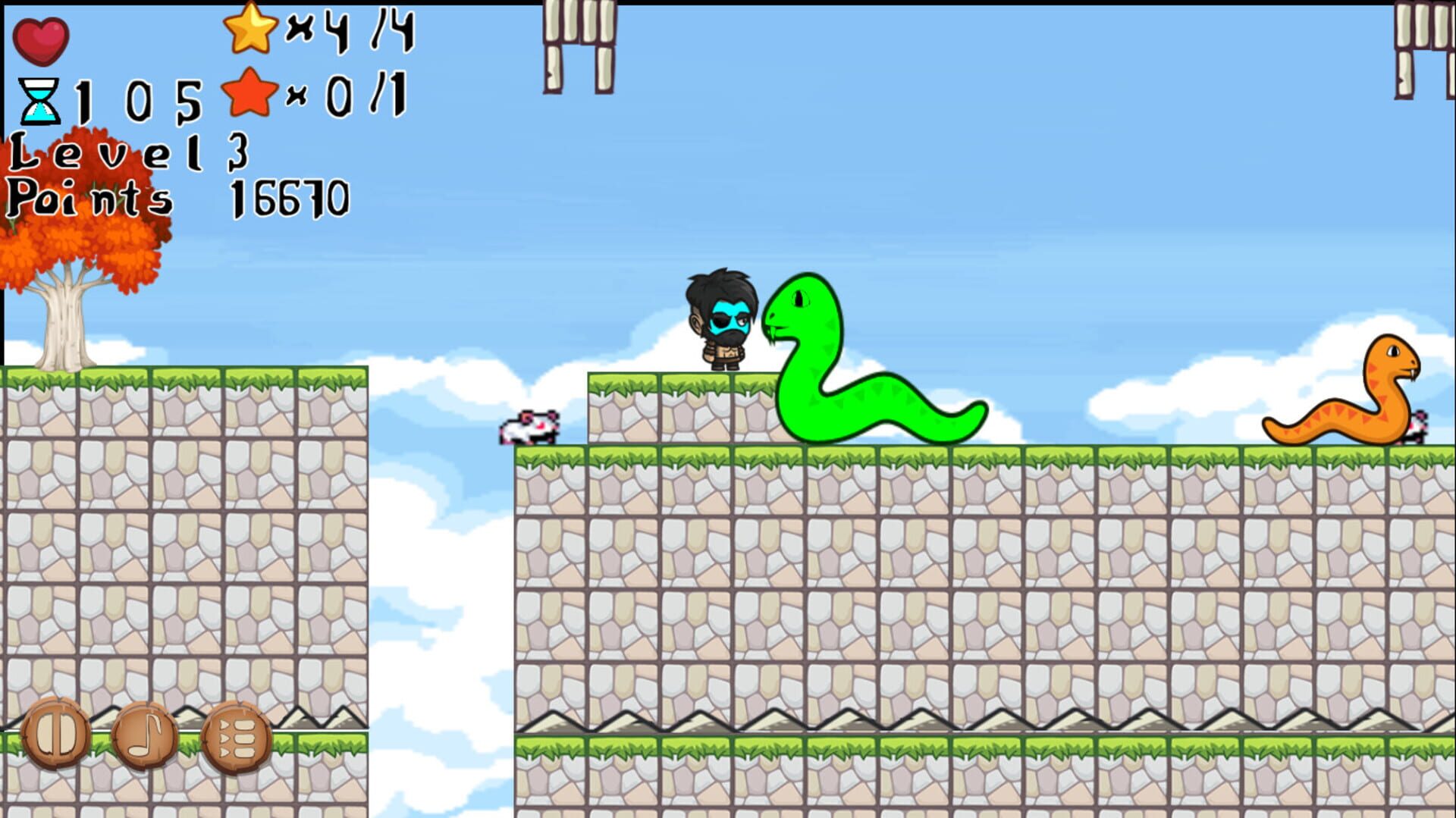 Blue Barbarian Man - Screenshot