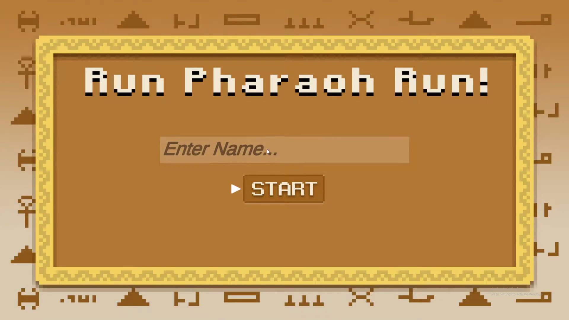 Run Pharaoh Run! - Screenshot