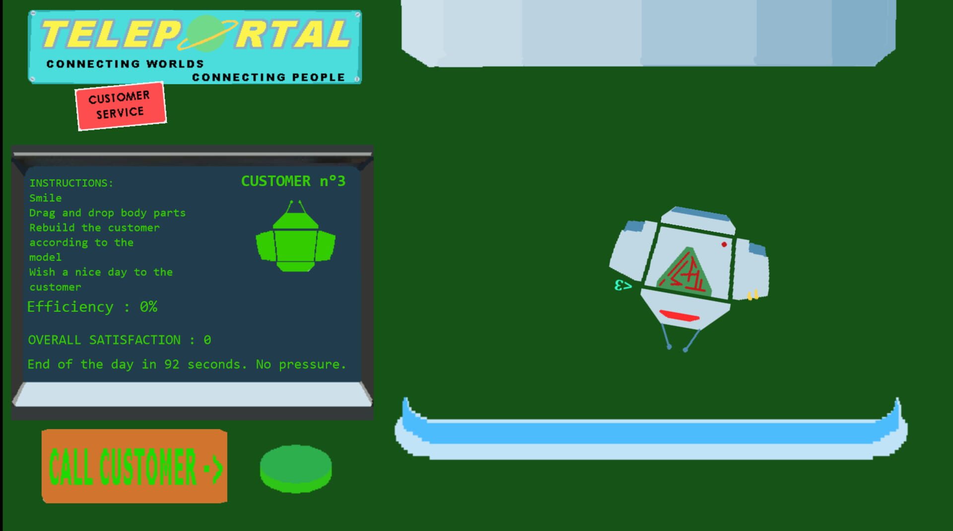 Teleportal Customer Service - Screenshot