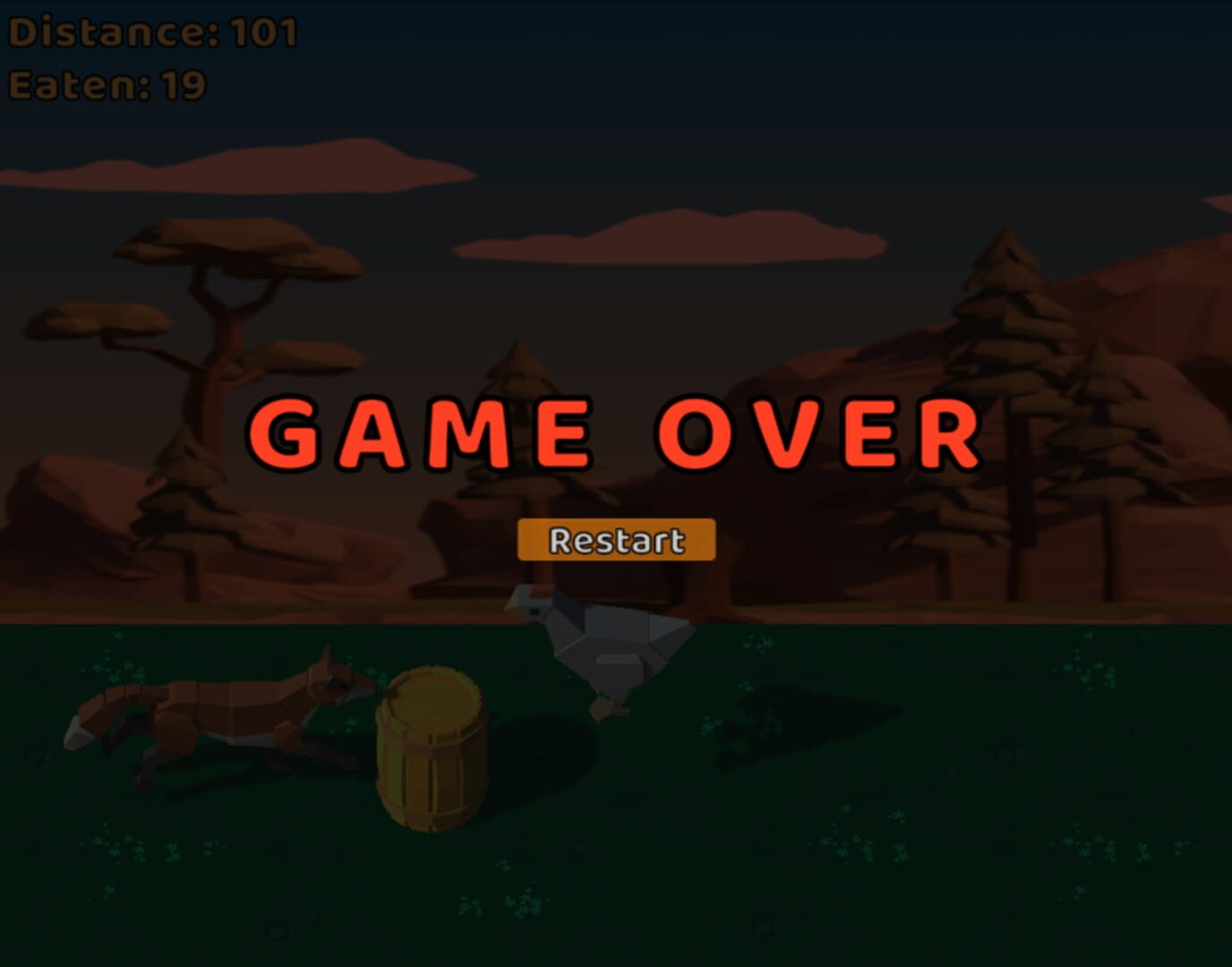 Hungry Fox - Screenshot