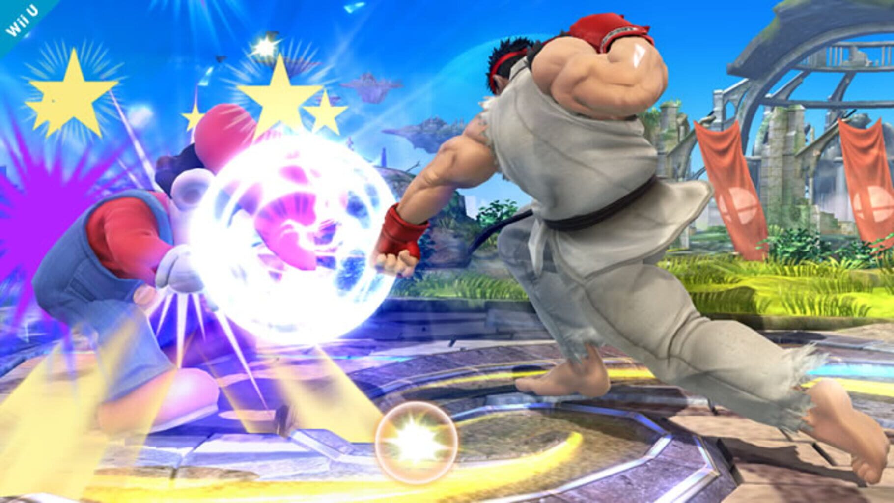 Captura de pantalla - Super Smash Bros. for Wii U: Ryu