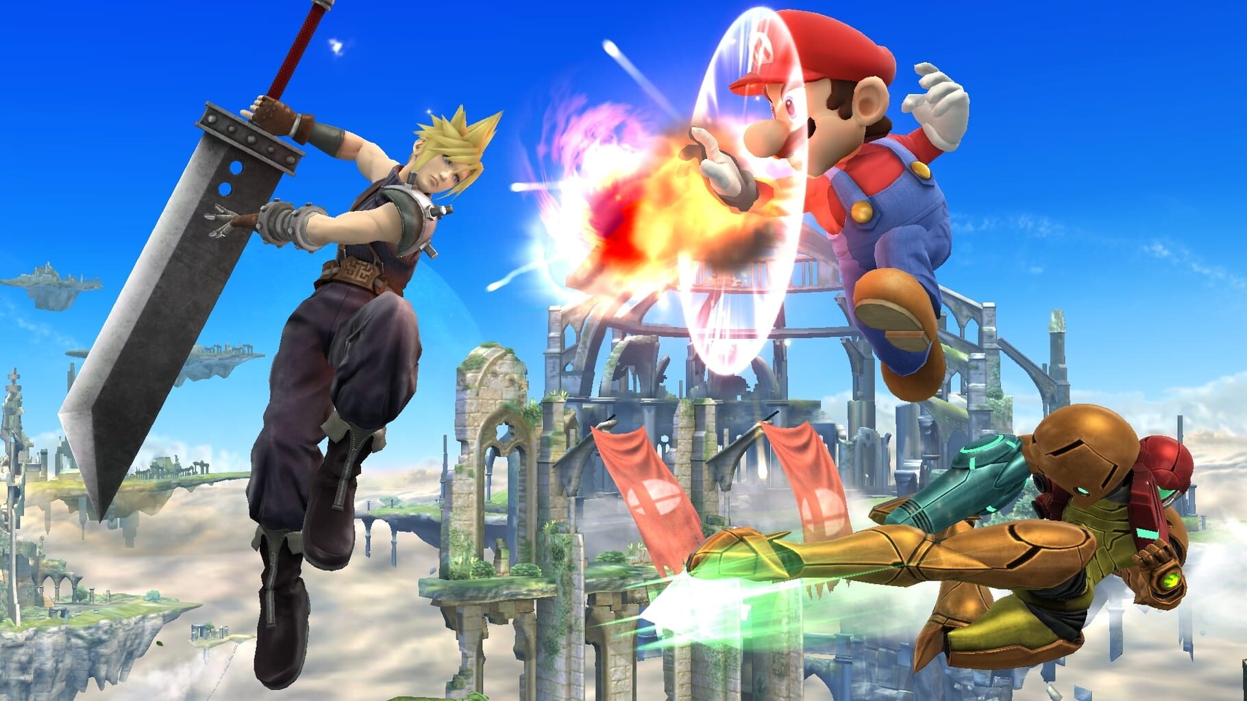 Captura de pantalla - Super Smash Bros. for Wii U: Cloud