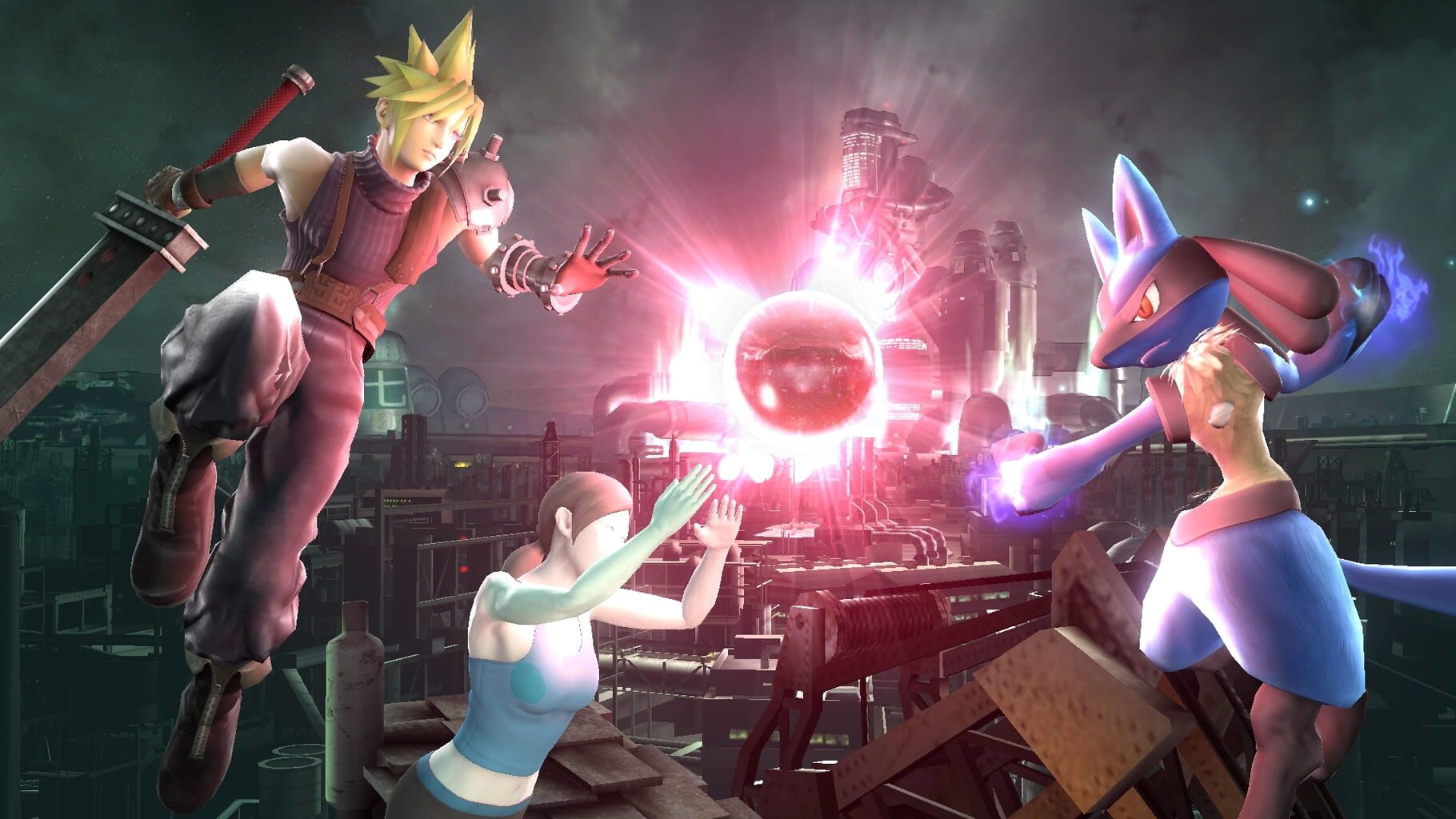 Captura de pantalla - Super Smash Bros. for Wii U: Cloud