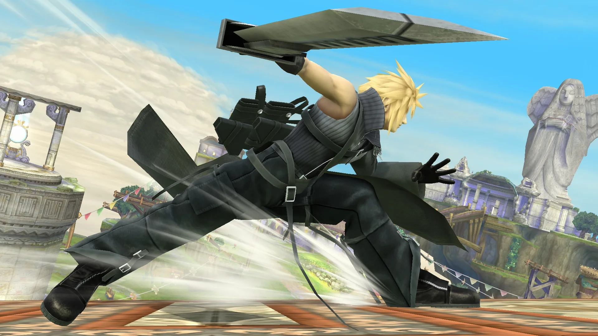 Captura de pantalla - Super Smash Bros. for Wii U: Cloud