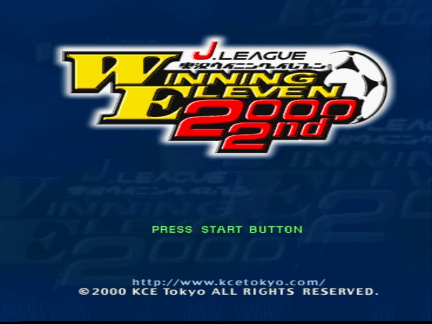 Captura de pantalla - J.League Jikkyou Winning Eleven 2000 2nd