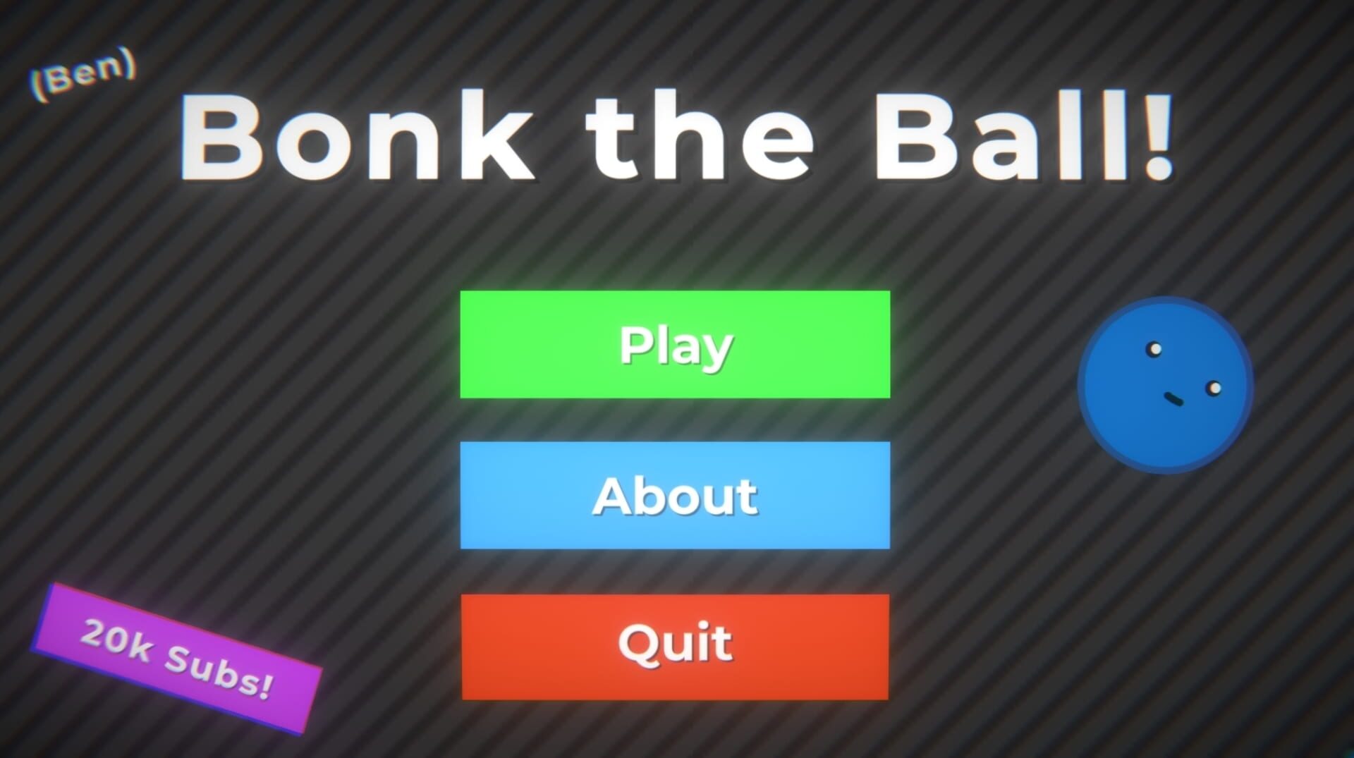 Bonk the Ball! - Screenshot