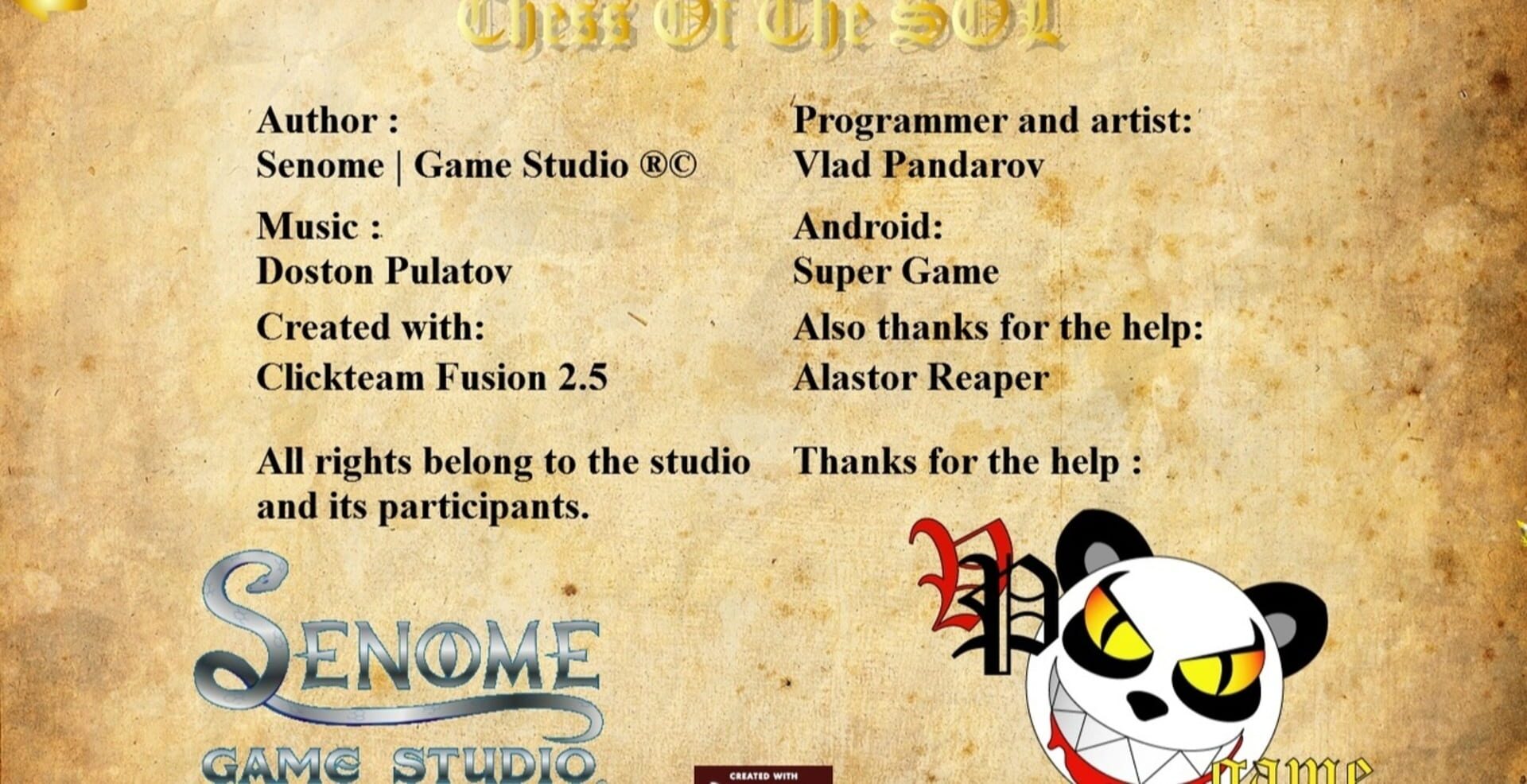 Chess of the SOL - Screenshot
