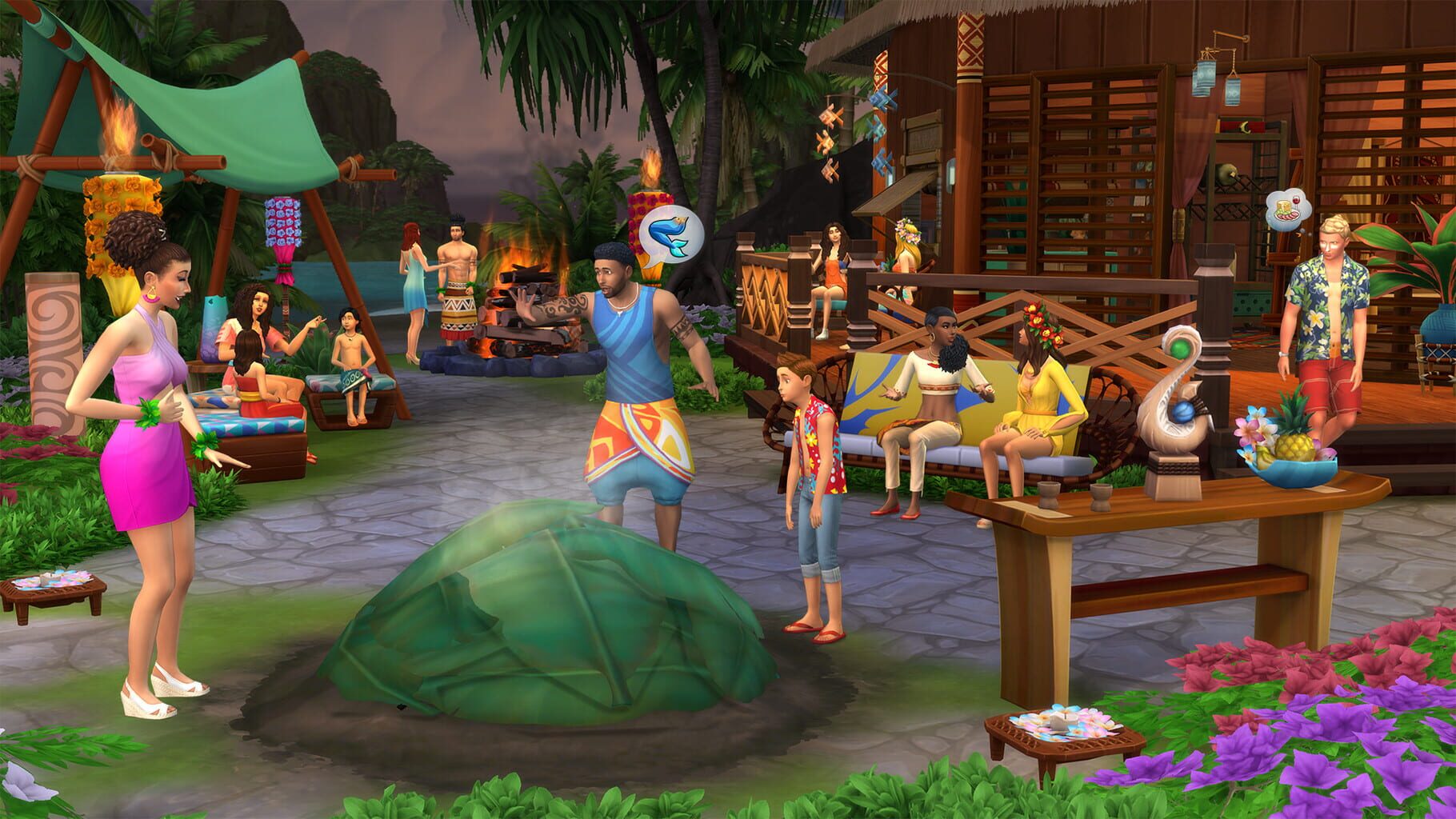 Captura de pantalla - The Sims 4: Plus Island Living Bundle