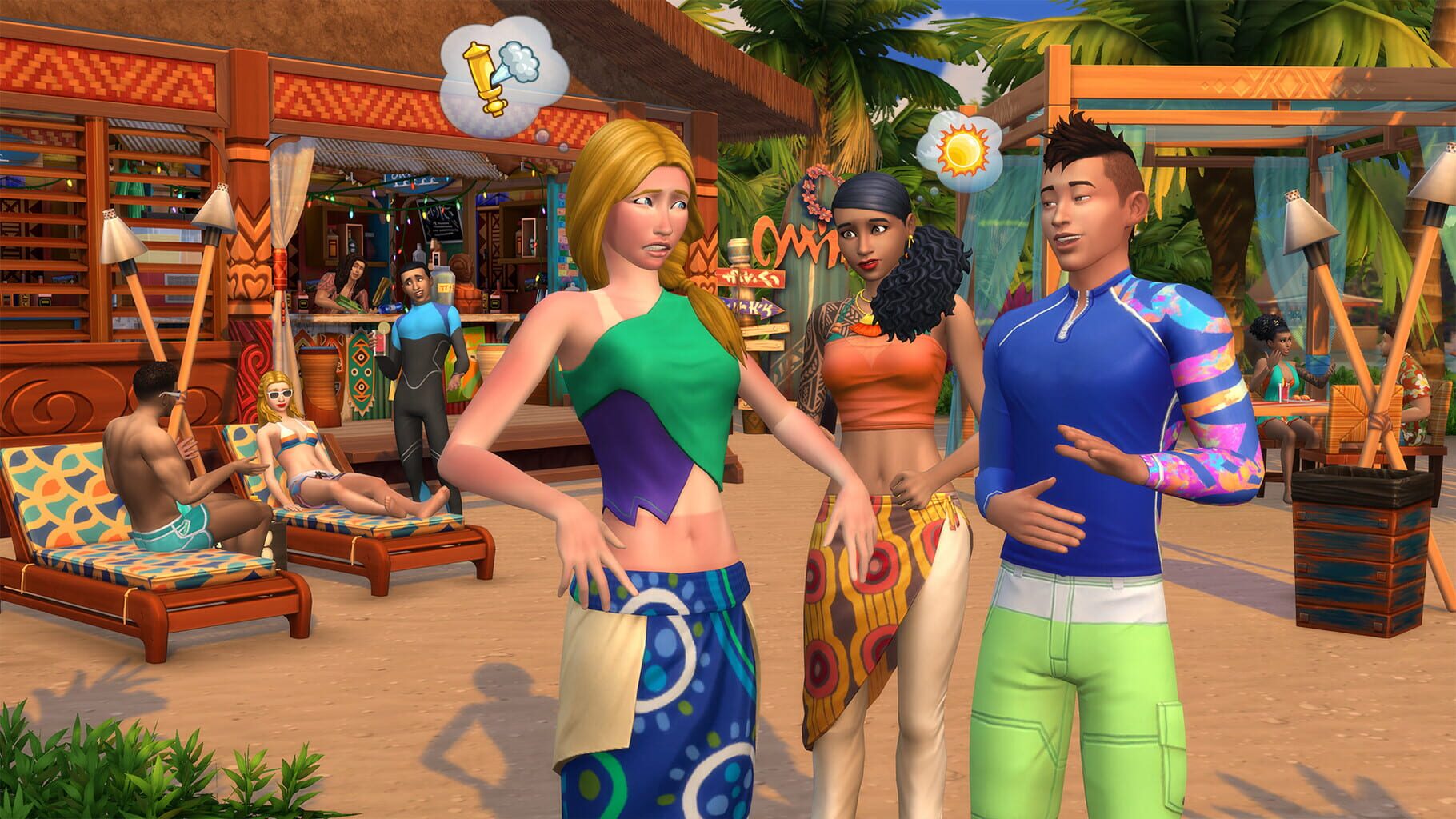 Captura de pantalla - The Sims 4: Plus Island Living Bundle
