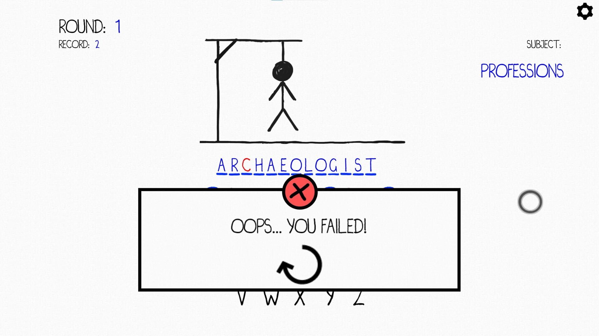 Hangman 2 - Screenshot