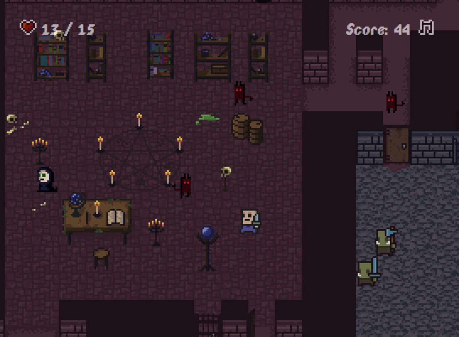 The Deadly Dungeons of Baron Backslash - Screenshot