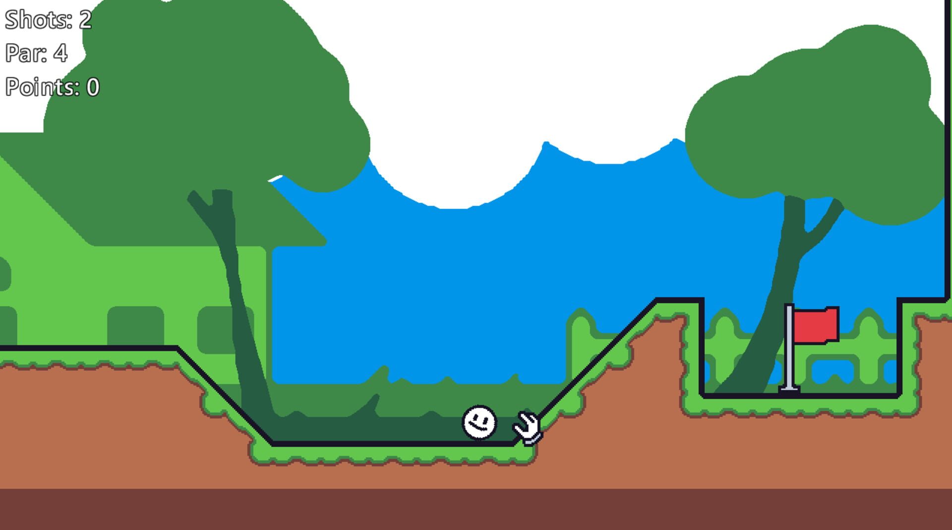 Face Golf - Screenshot