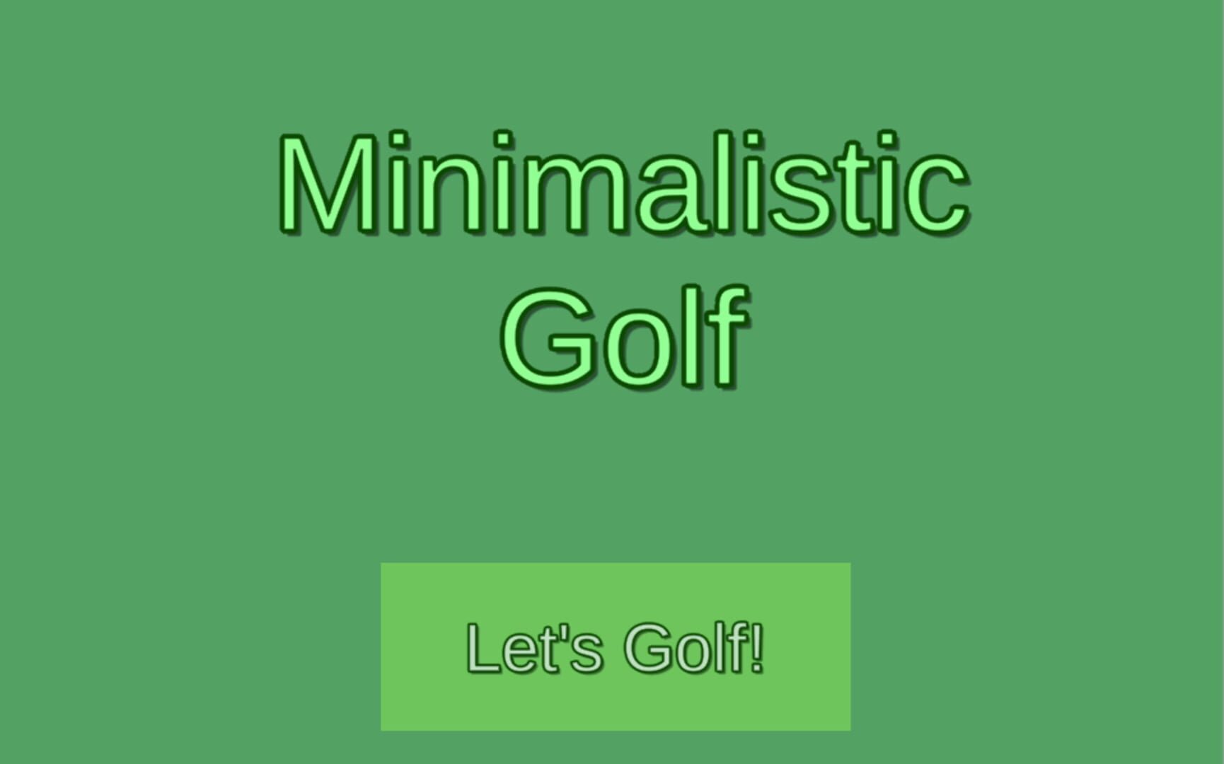 Minimalistic Golf - Screenshot