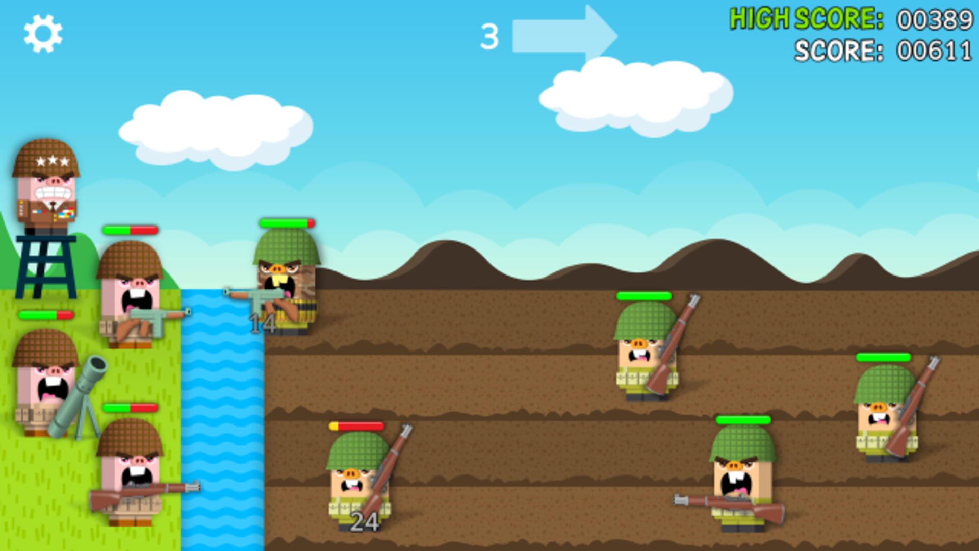 Bacon Blitz - Screenshot