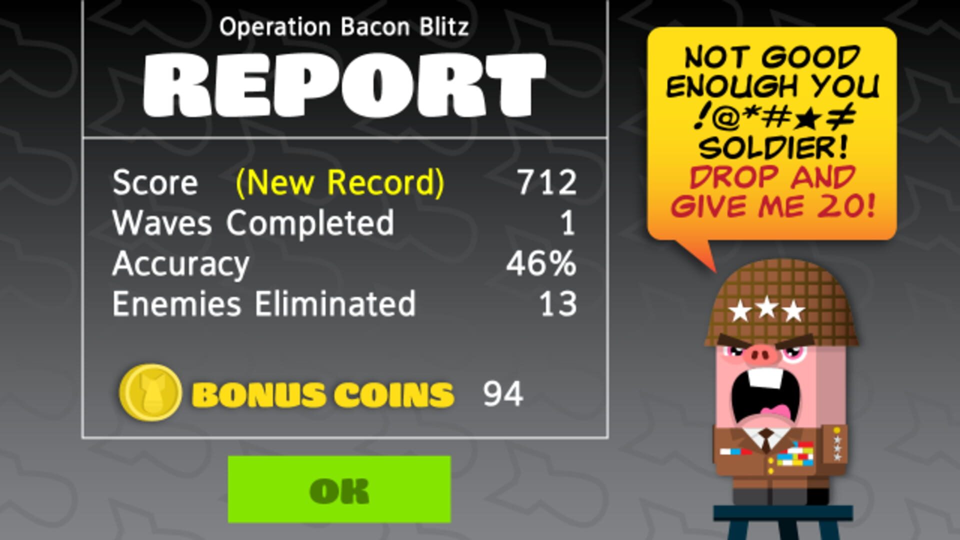 Bacon Blitz - Screenshot