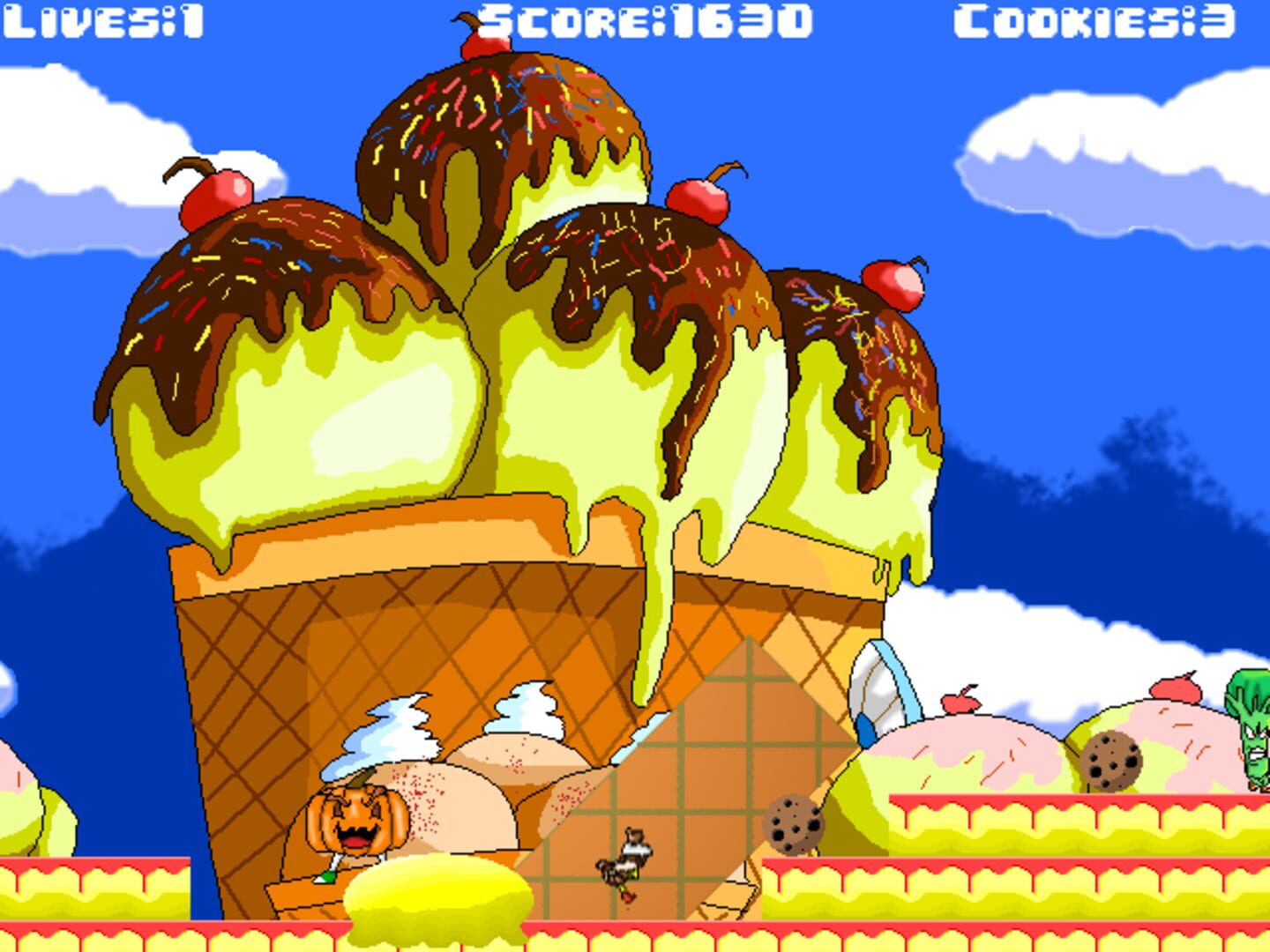 Tasty Ninja: Vegetable Invasion - Screenshot