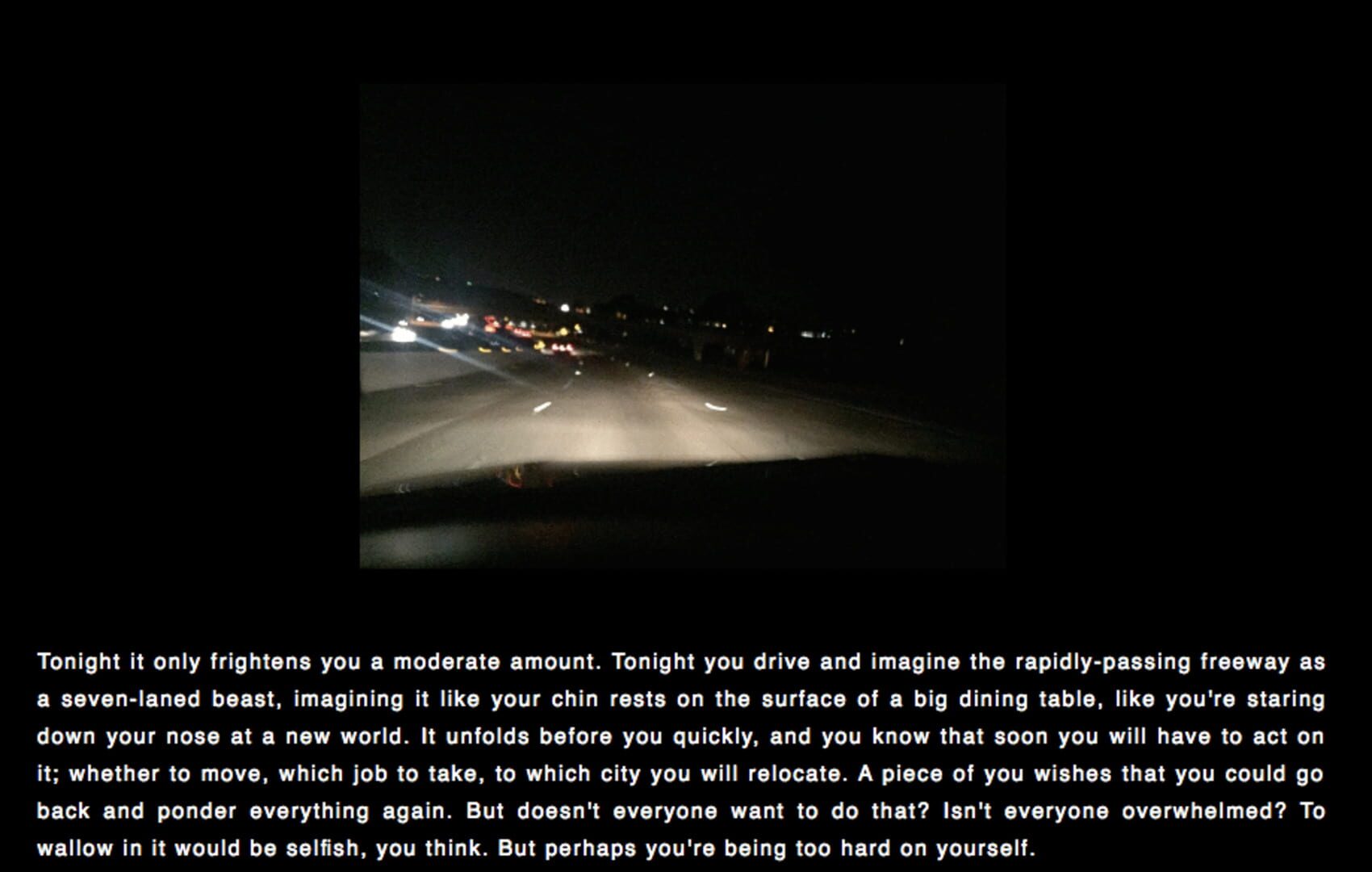 Driving Alone at Night - Screenshot