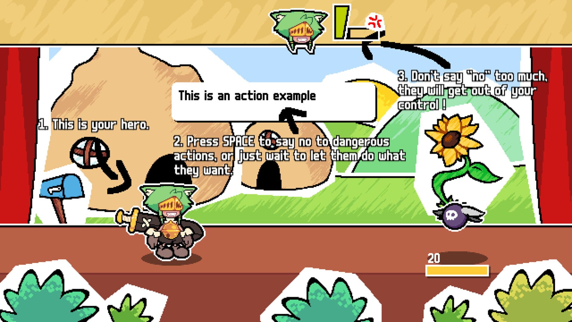 Don't! Heroes - Screenshot