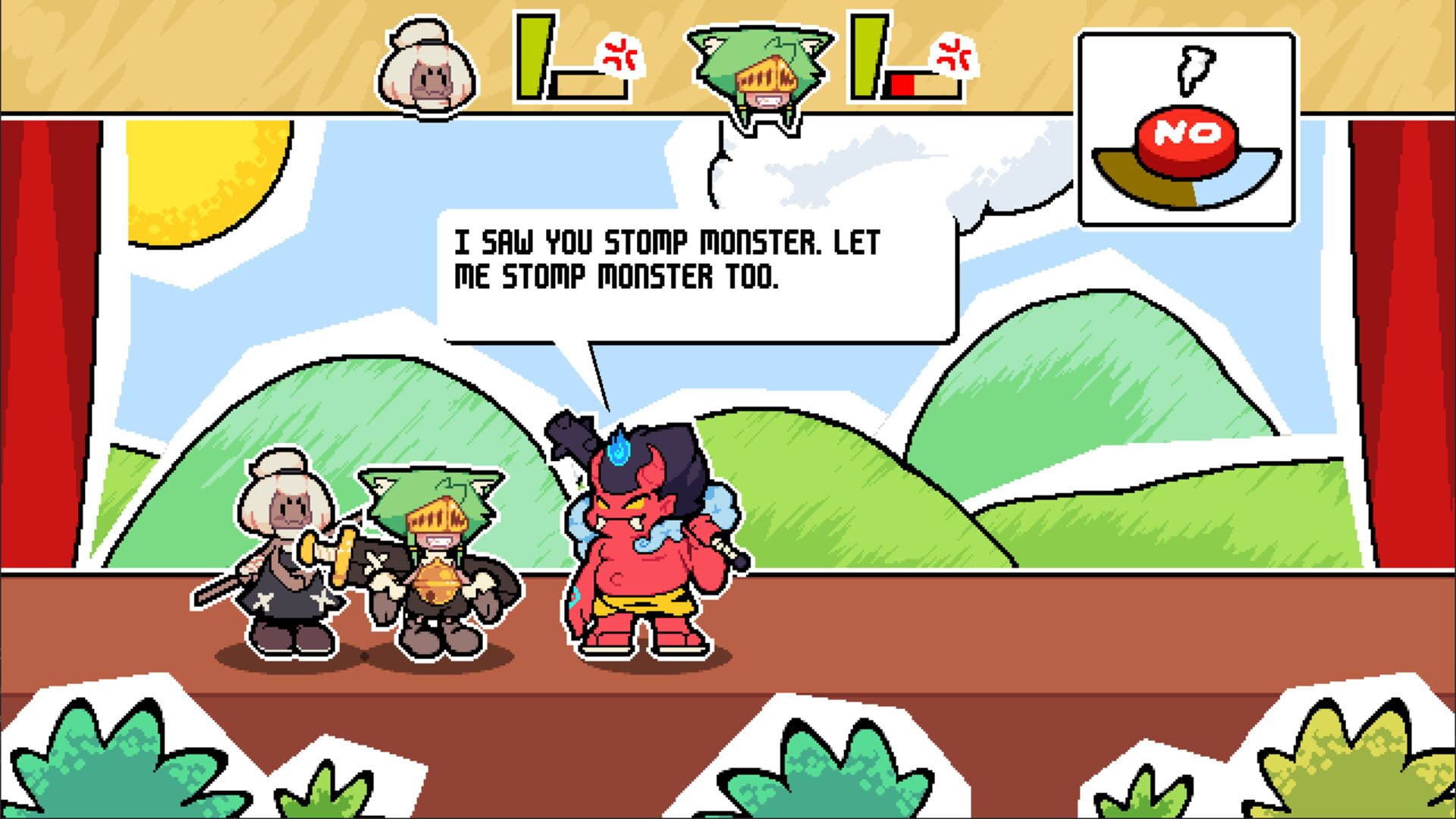 Don't! Heroes - Screenshot