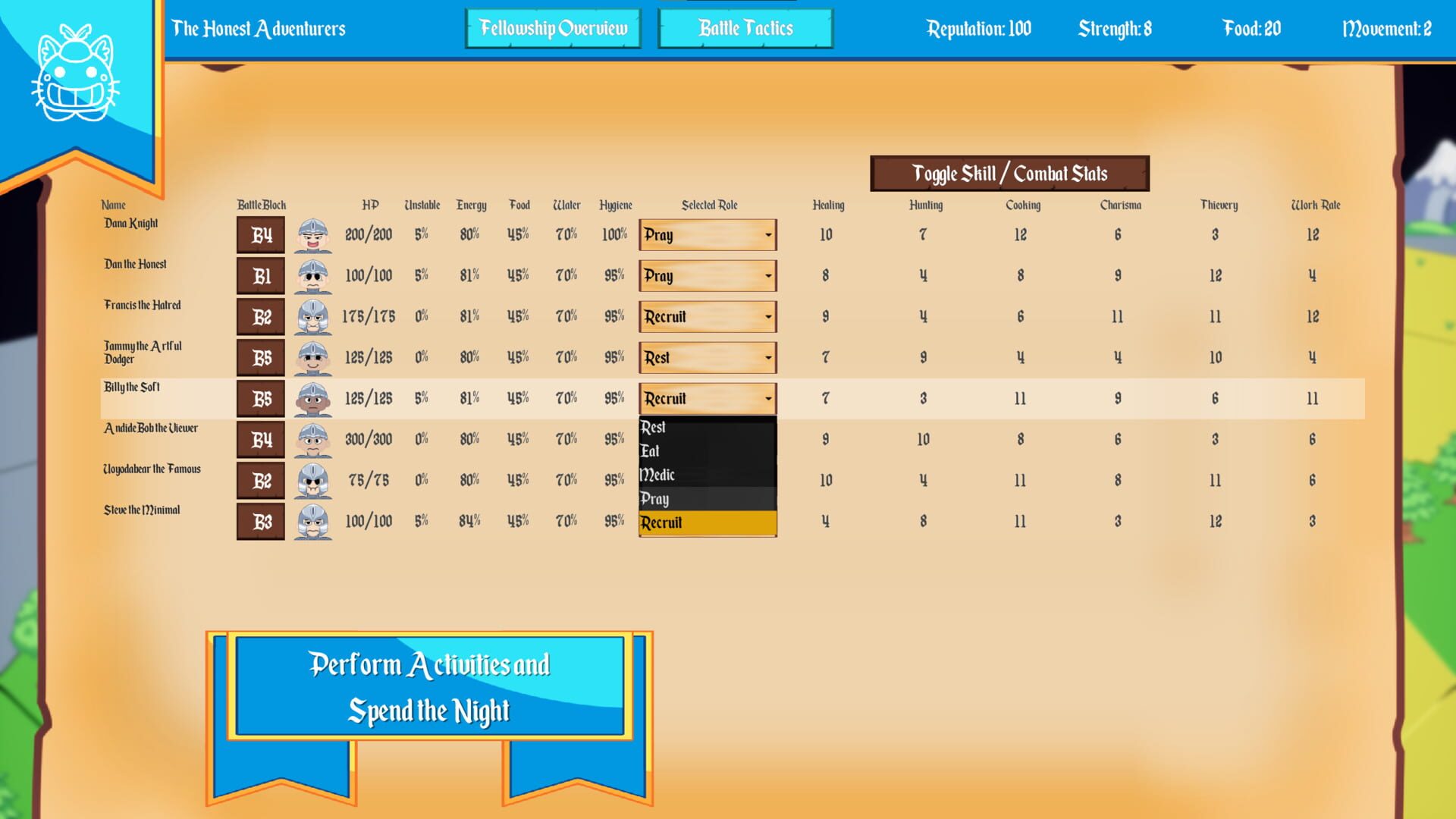 Fellowship Manager - Screenshot