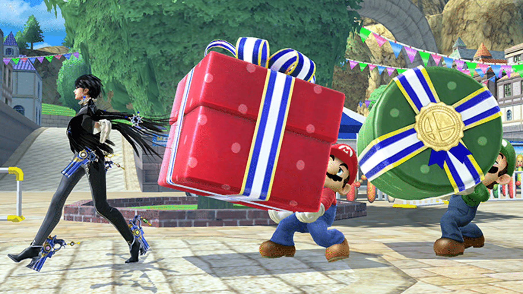 Super Smash Bros. for Wii U: Bayonetta screenshot