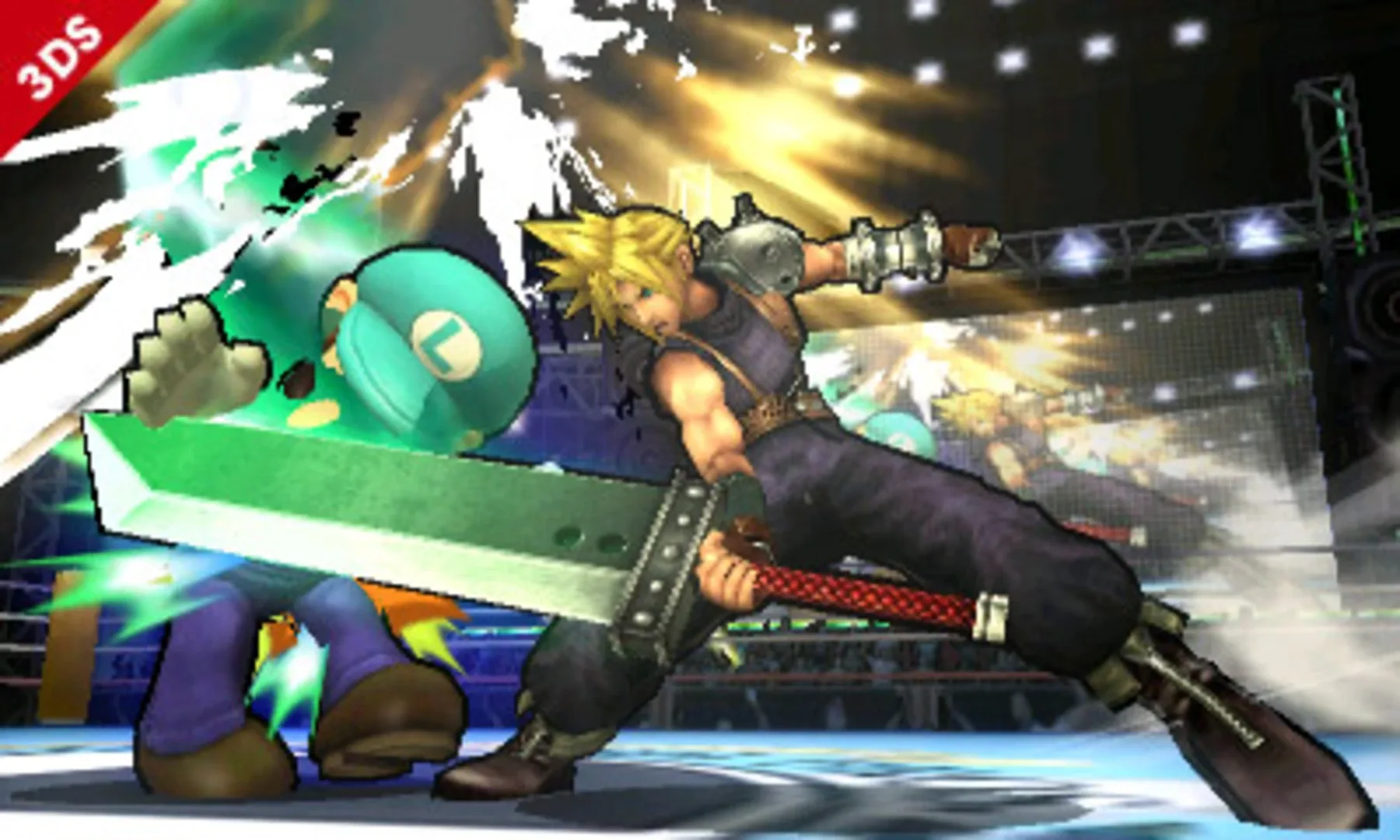 Captura de pantalla - Super Smash Bros. for Nintendo 3DS: Cloud