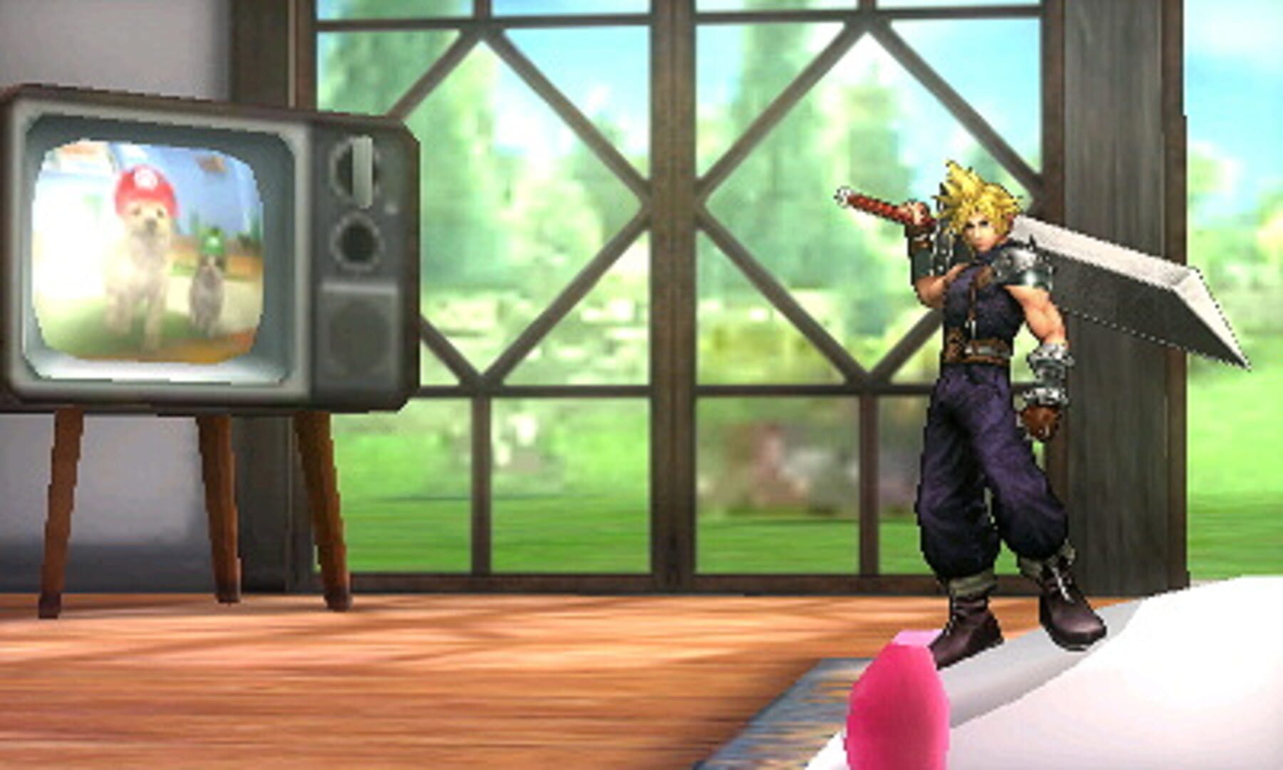 Captura de pantalla - Super Smash Bros. for Nintendo 3DS: Cloud