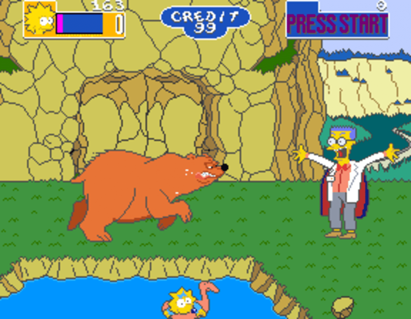 The Simpsons Arcade Game screenshot