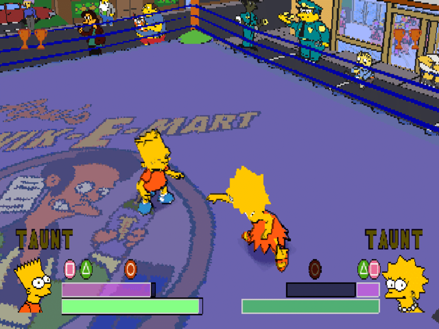 The Simpsons Wrestling screenshot