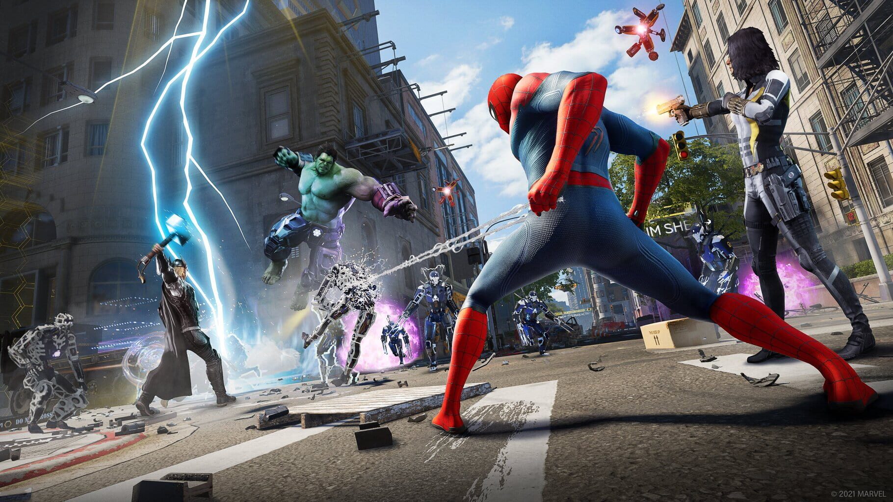Captura de pantalla - Marvel's Avengers: Spider-Man - With Great Power