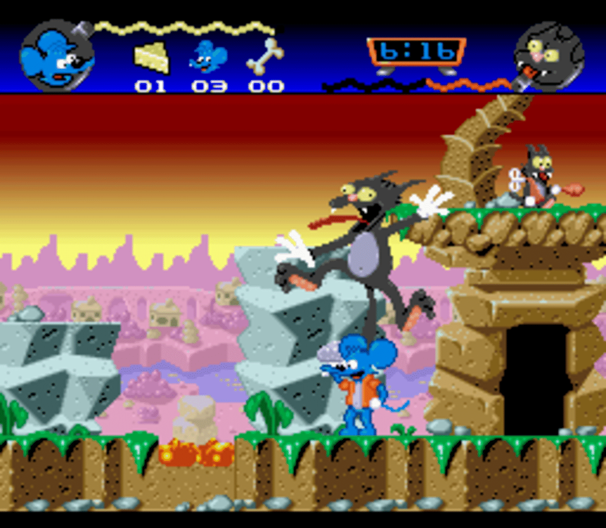 The Itchy & Scratchy Game screenshot