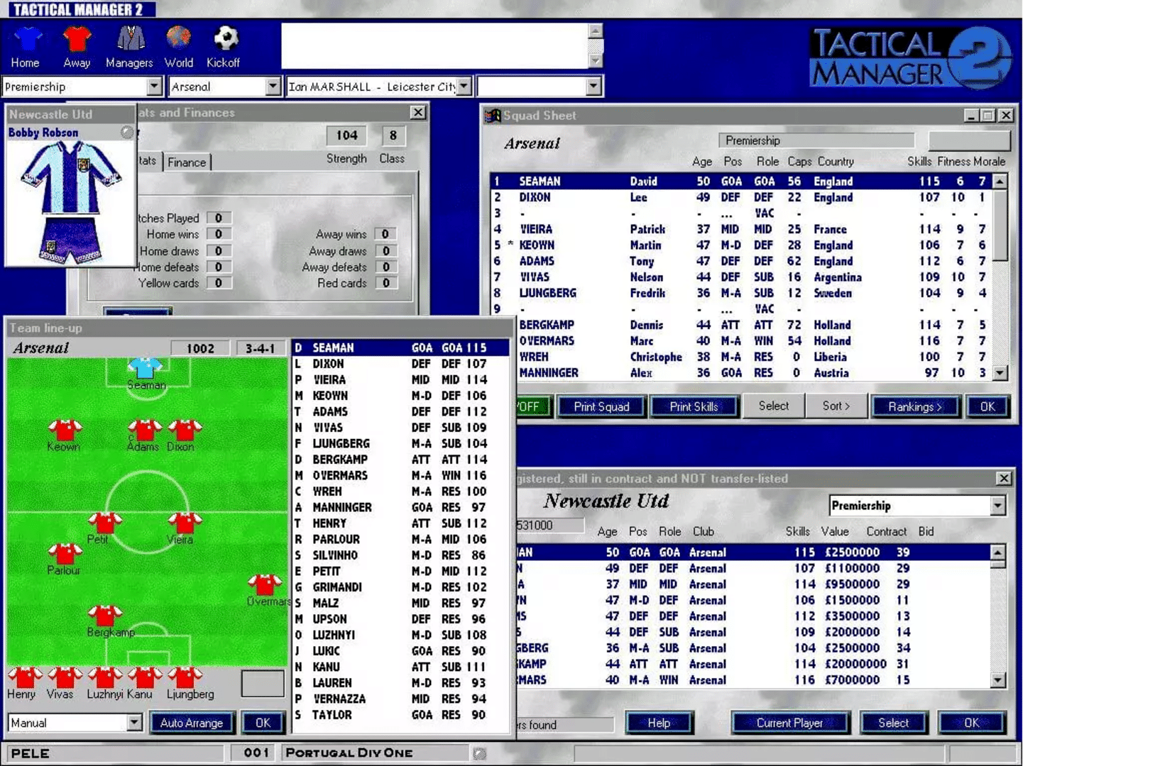 Tactical Manager 2 screenshot