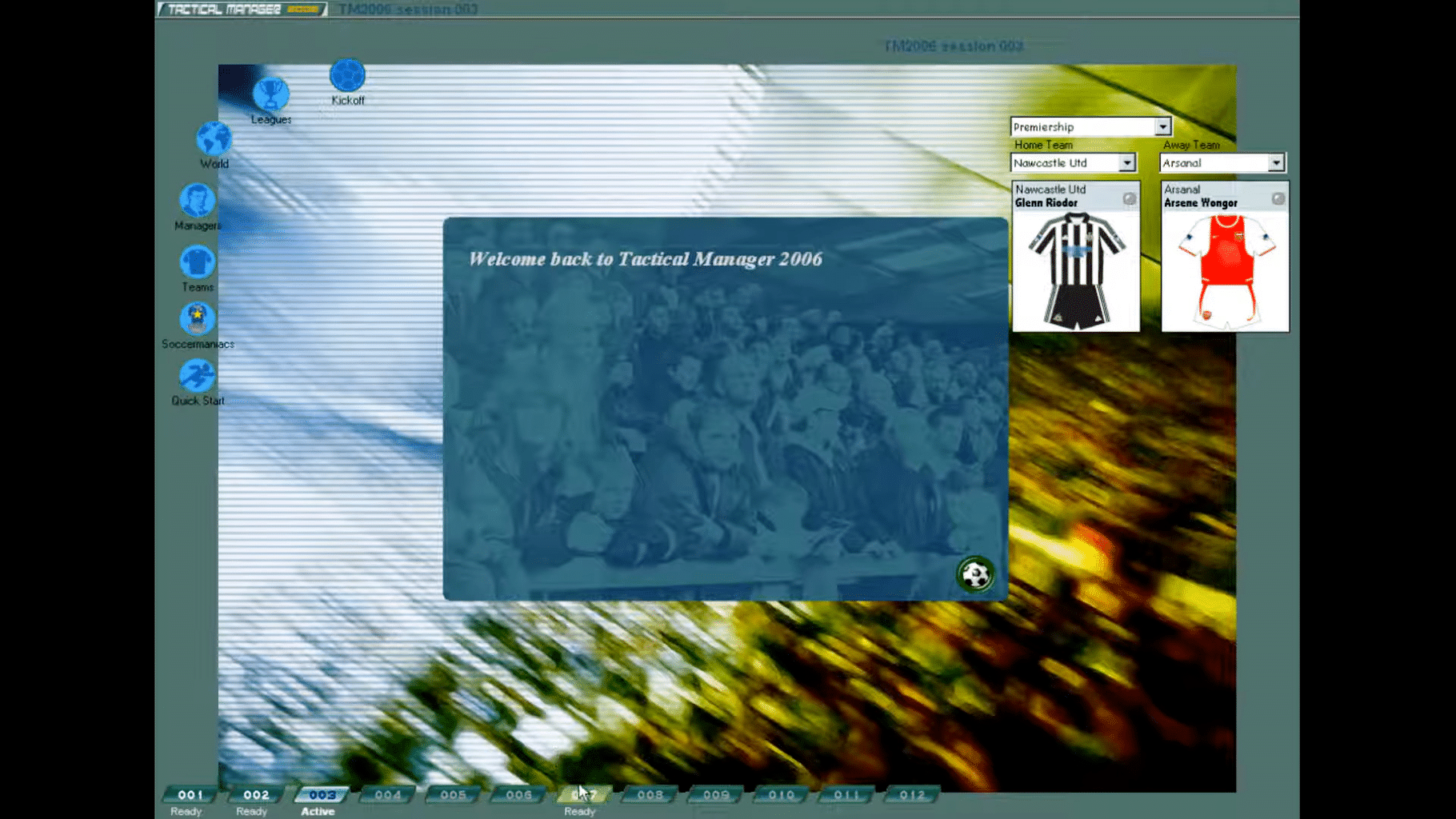 Tactical Manager 2006 screenshot