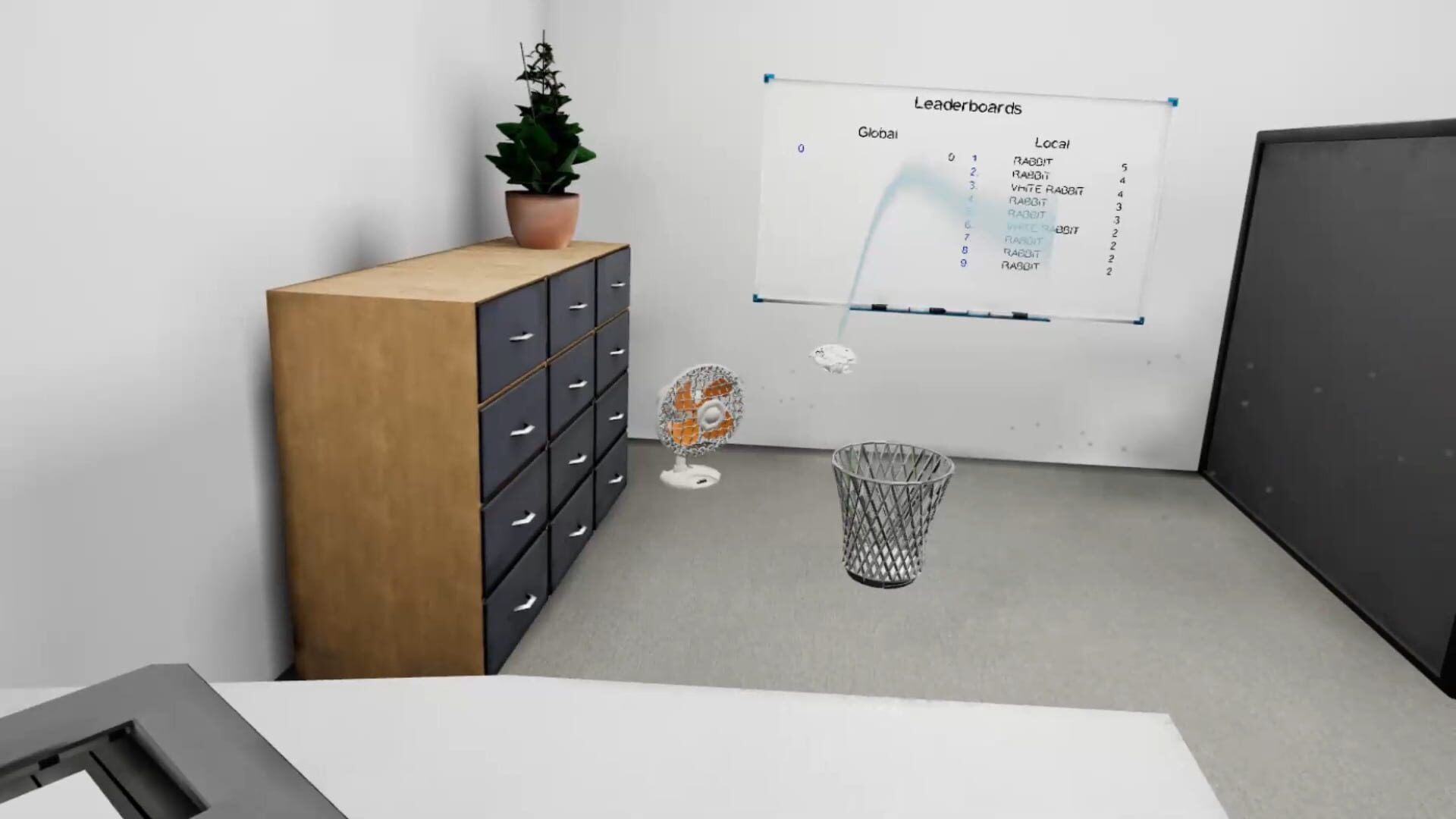 Wastepaperbin VR - Screenshot