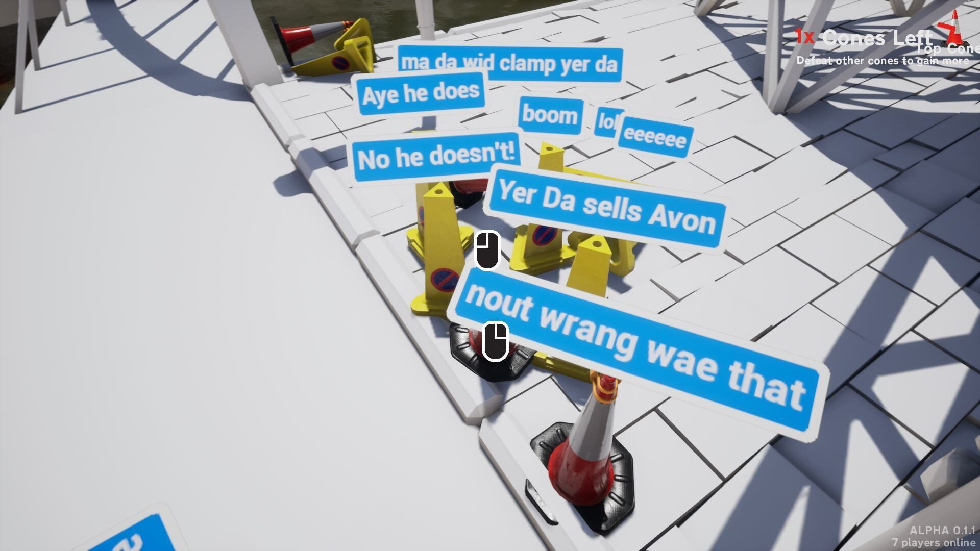 The Cone Game - Screenshot