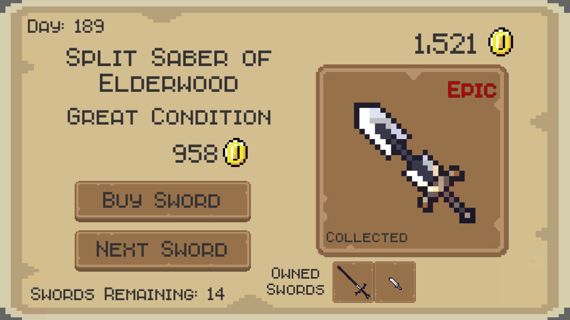 Sword Shop - Screenshot