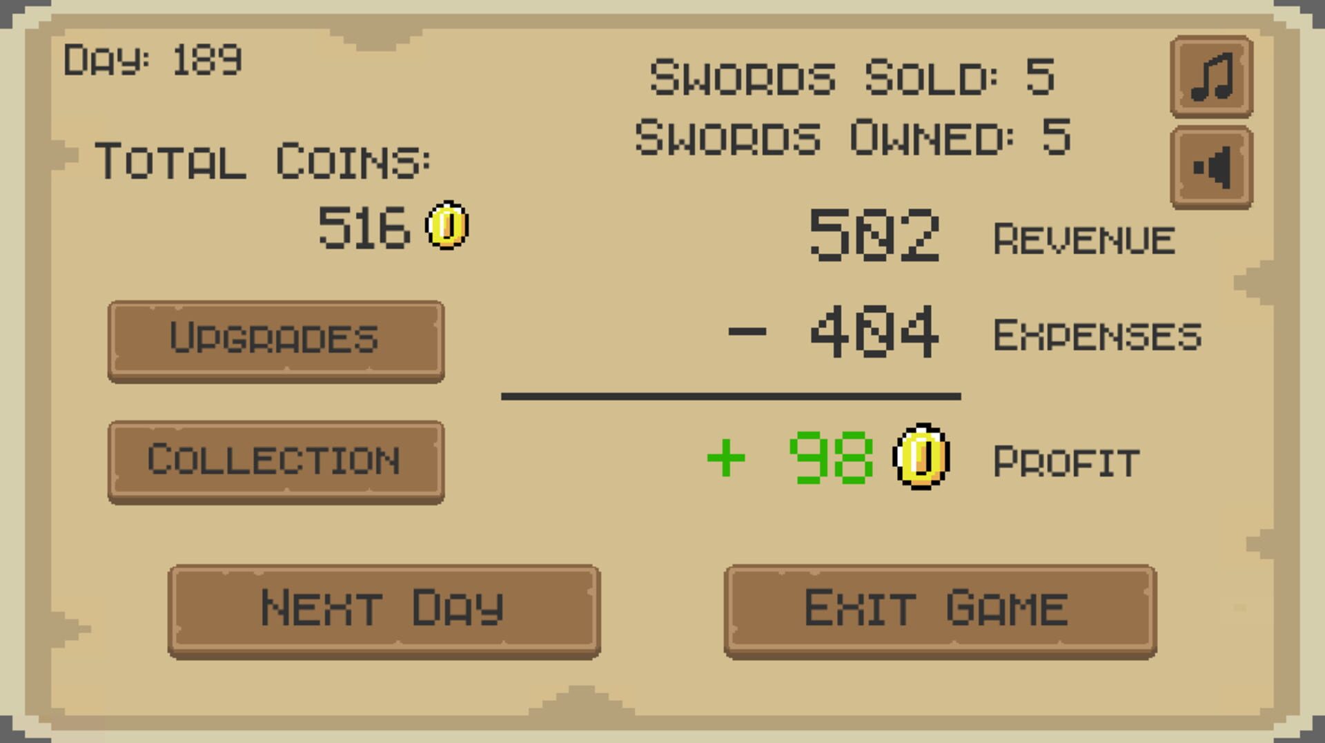 Sword Shop - Screenshot