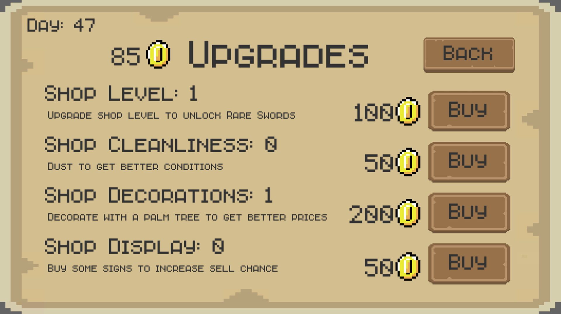 Sword Shop - Screenshot