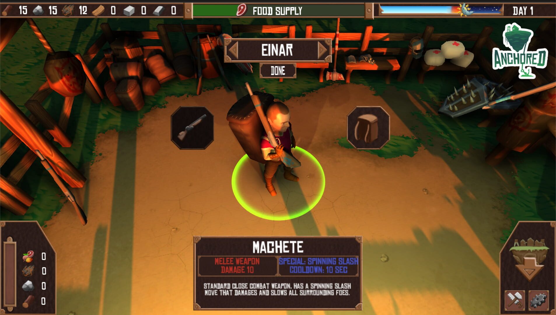 Anchored - Screenshot