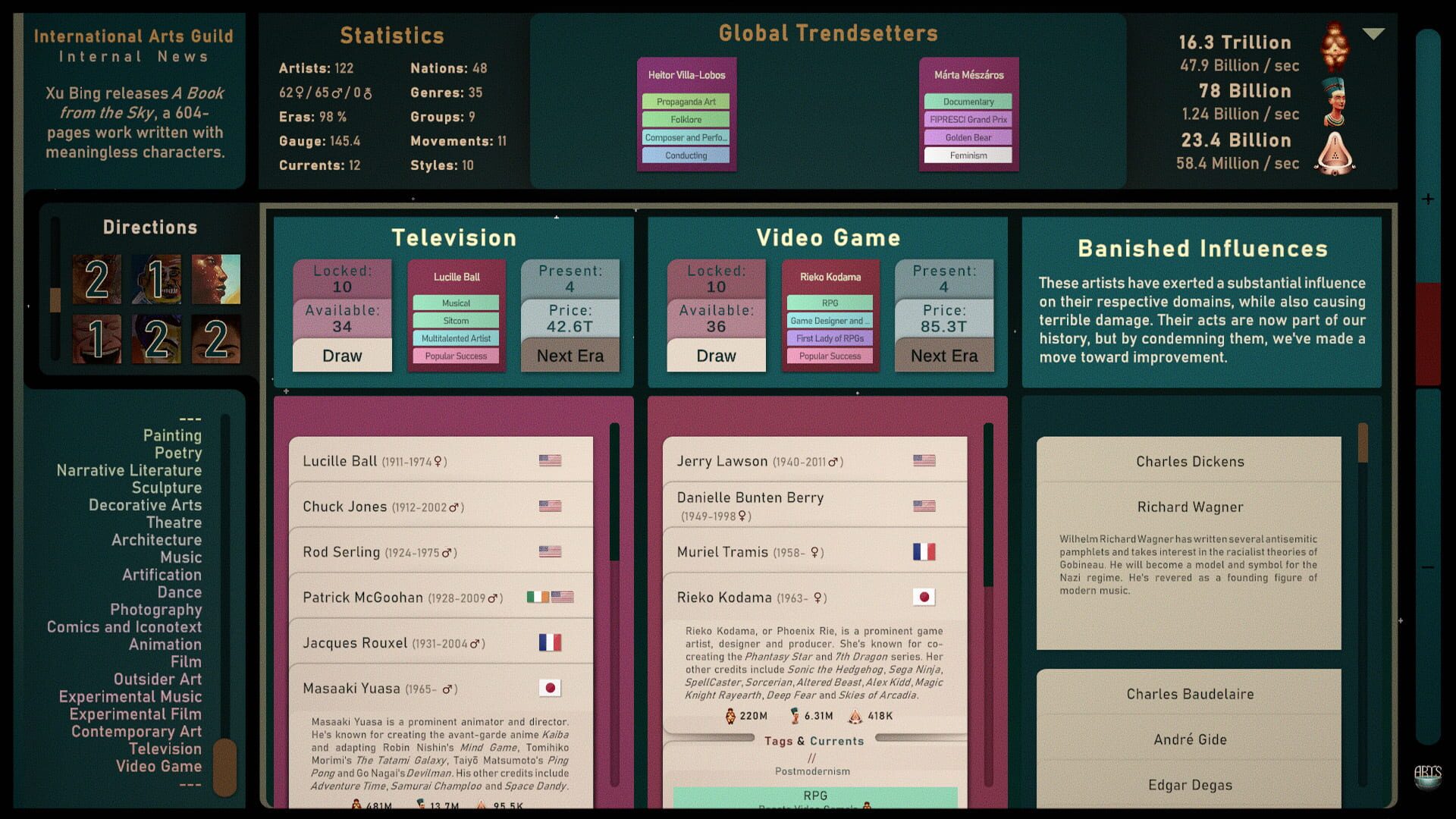 Worldwide Arts Society - Screenshot