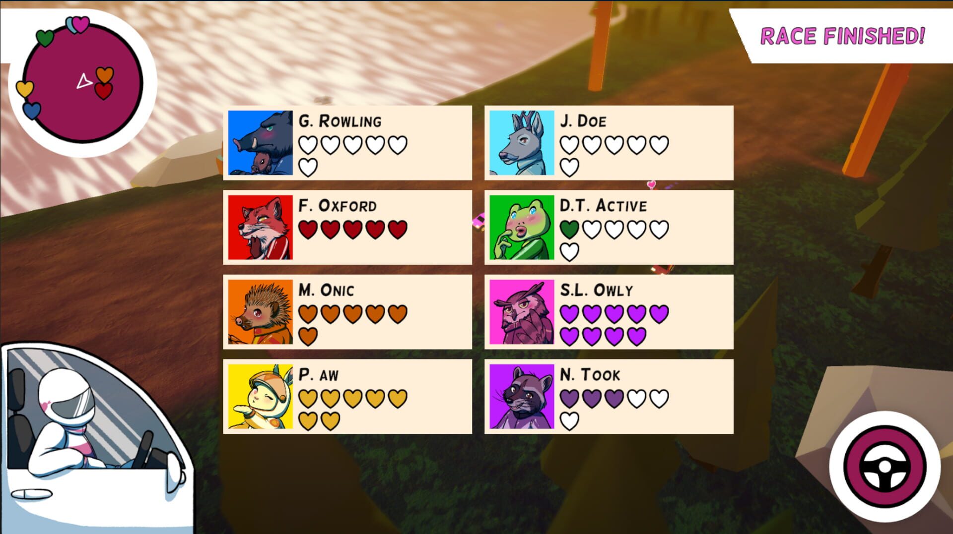 Drifting Hearts - Screenshot