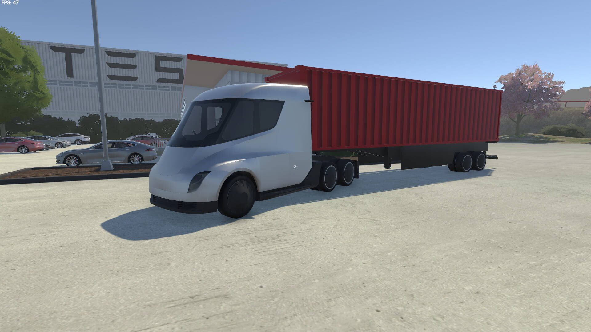 Tesla Motors Simulator - Screenshot