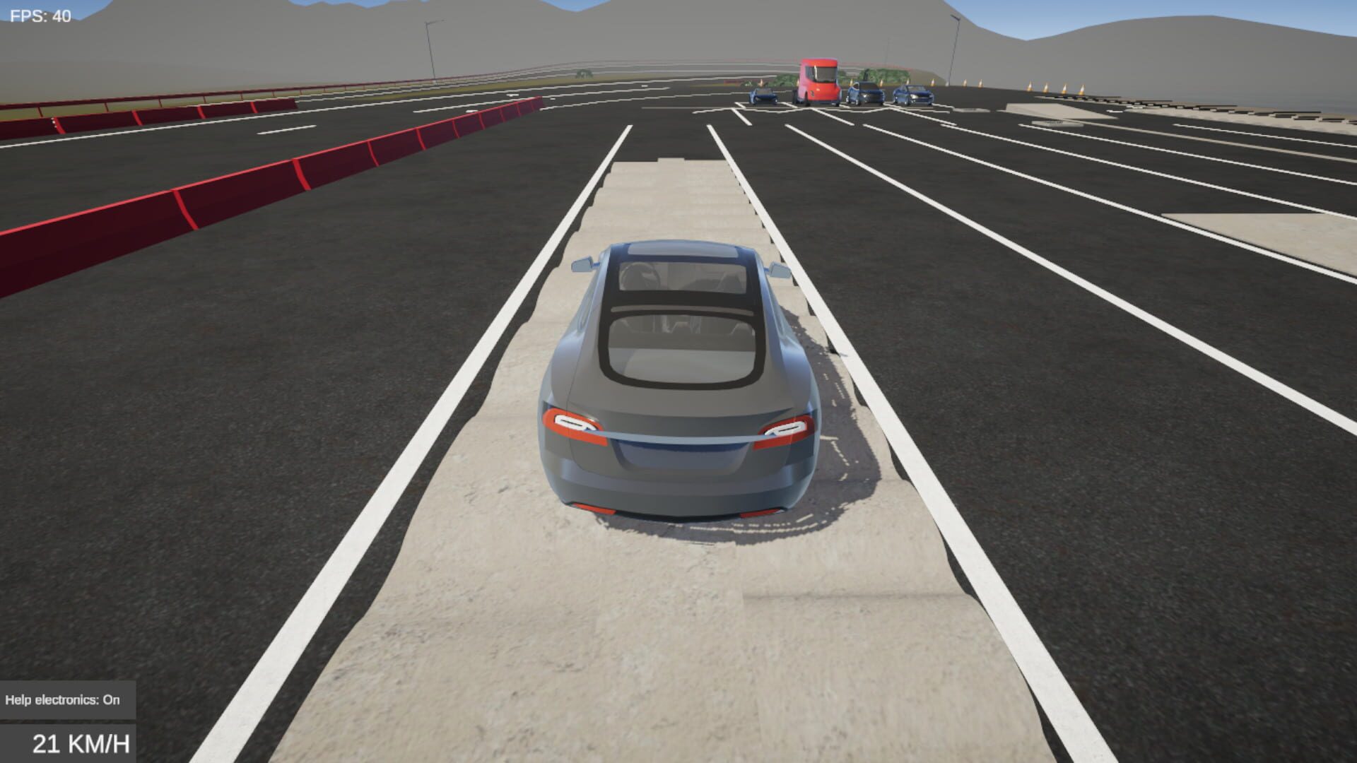 Tesla Motors Simulator - Screenshot