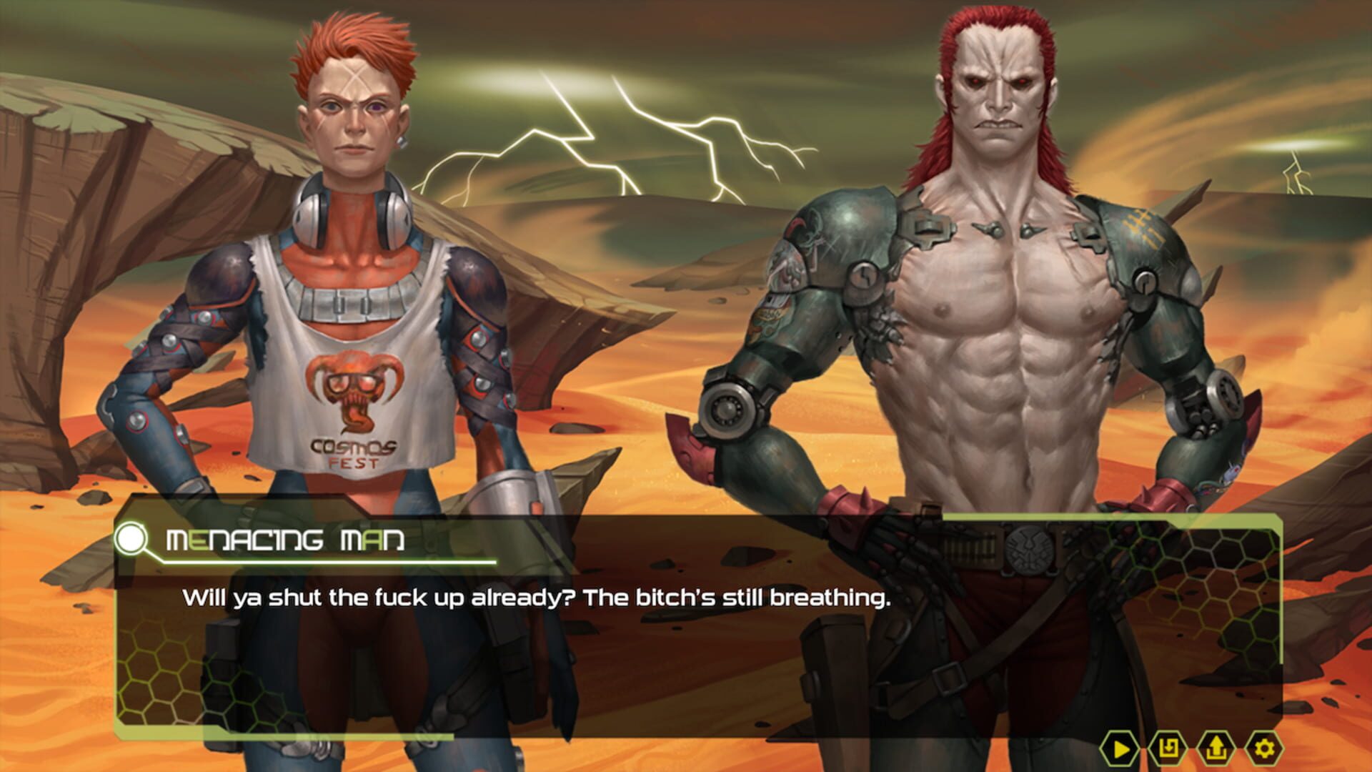 Spacelords: the unofficial visual novel - Screenshot