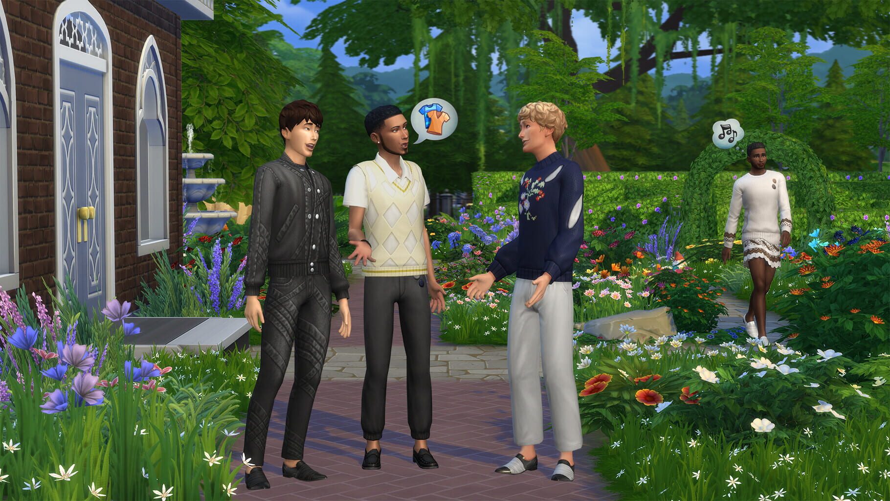 Captura de pantalla - The Sims 4: Modern Menswear Kit