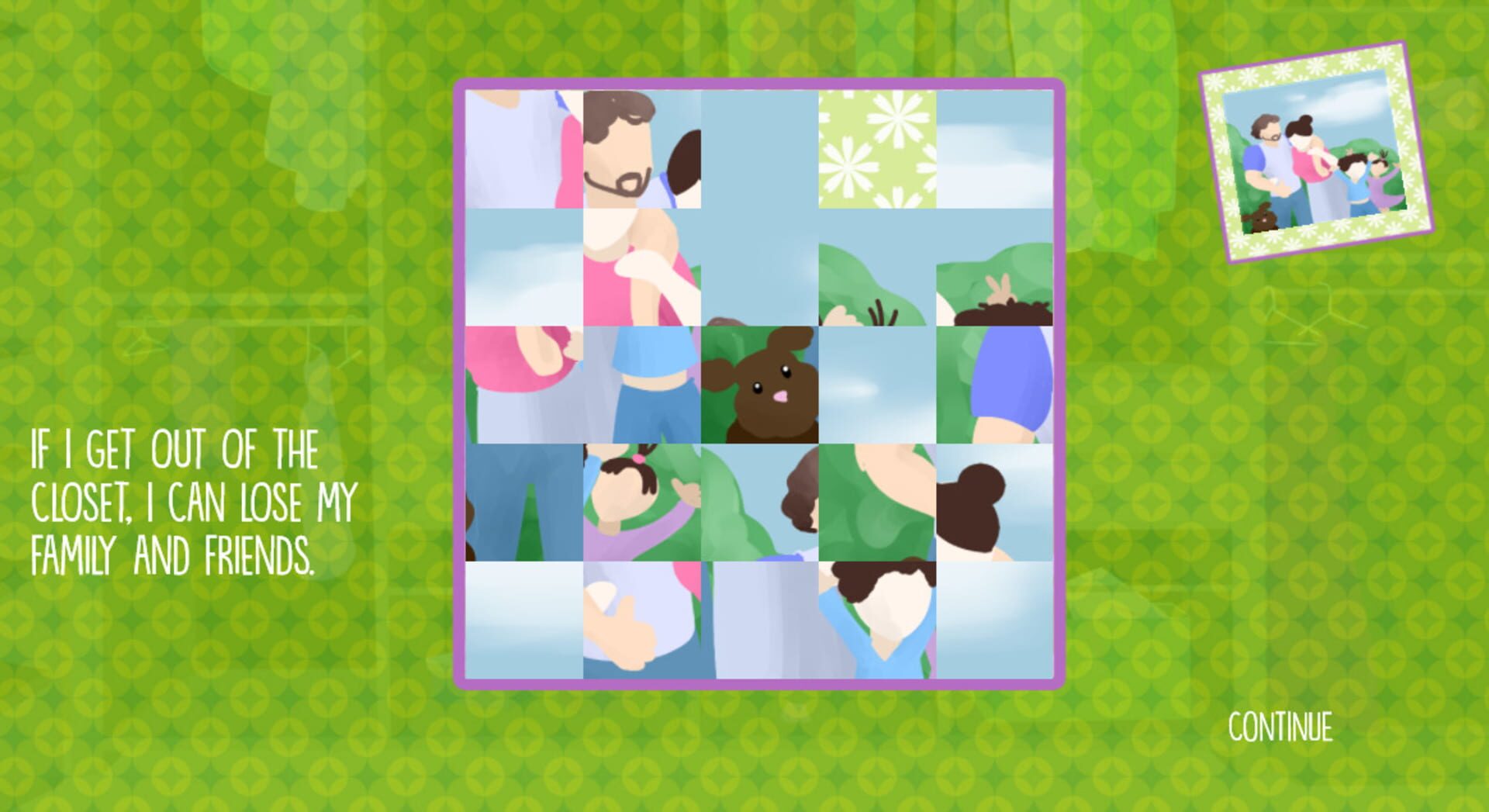 Coming Out Simulator - Screenshot