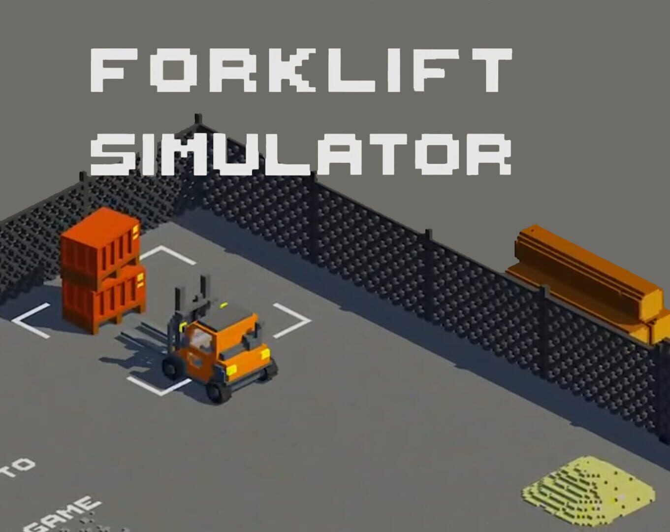 Pixel Forklift Simulator - Screenshot